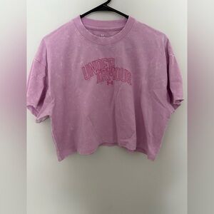 Under Armour Pink Cropped Tee